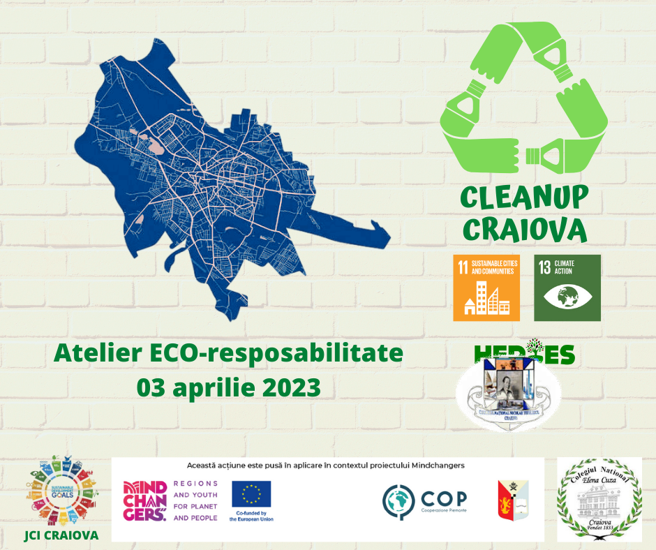 Ateliere de ecoresponsabilitate CleanUP Craiova